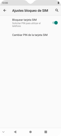 Pulsa el indicador junto a 