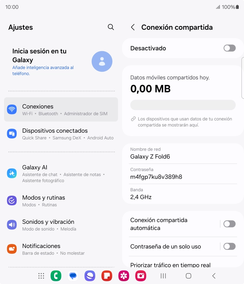 Pulsa Nombre de red.