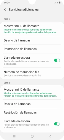 Pulsa el indicador junto a 