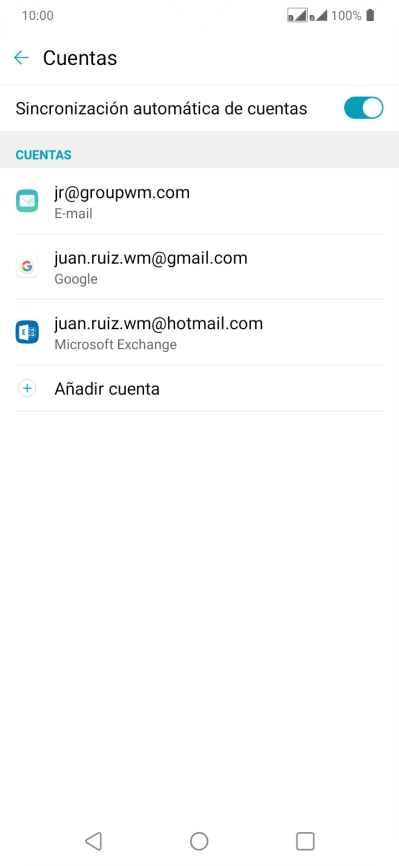 Pulsa el indicador junto a 