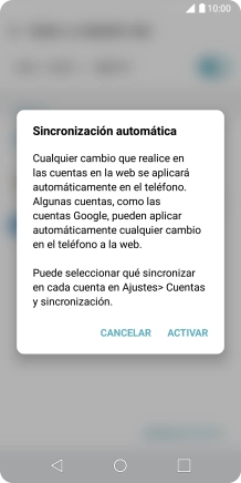 Si activas la función, pulsa ACTIVAR.