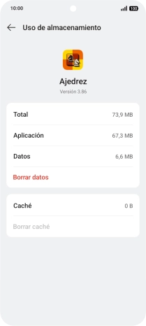 Desliza el dedo hacia arriba desde la parte inferior de la pantalla para terminar y volver a la pantalla de inicio.