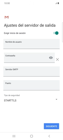 Pulsa el indicador junto a 