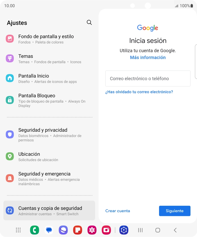 Si no tienes una cuenta de Google, pulsa Crear cuenta y sigue las indicaciones de la pantalla para ver cómo crear una cuenta nueva.