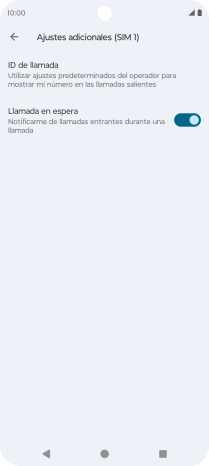 Pulsa el indicador junto a 