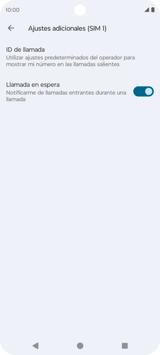 Pulsa el indicador junto a 