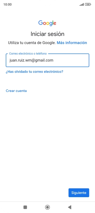 Pulsa Siguiente.