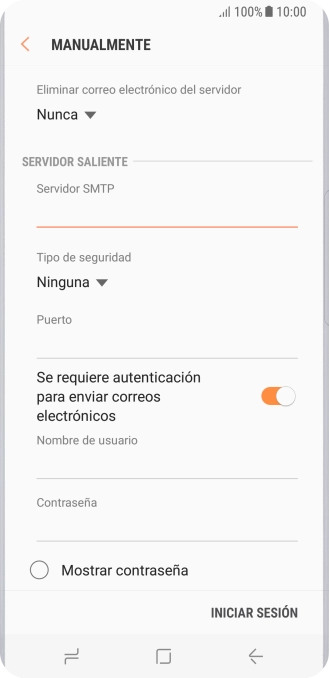 Pulsa la lista desplegable bajo 
