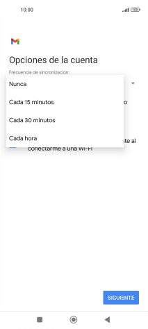 Pulsa el ajuste deseado. Pulsa el ajuste deseado.