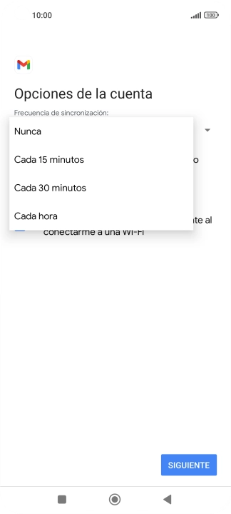 Pulsa el ajuste deseado. Pulsa el ajuste deseado.