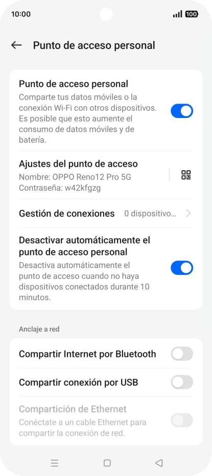 Pulsa la tecla de inicio para terminar y regresar a la pantalla de inicio.