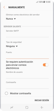 Pulsa el indicador junto a 