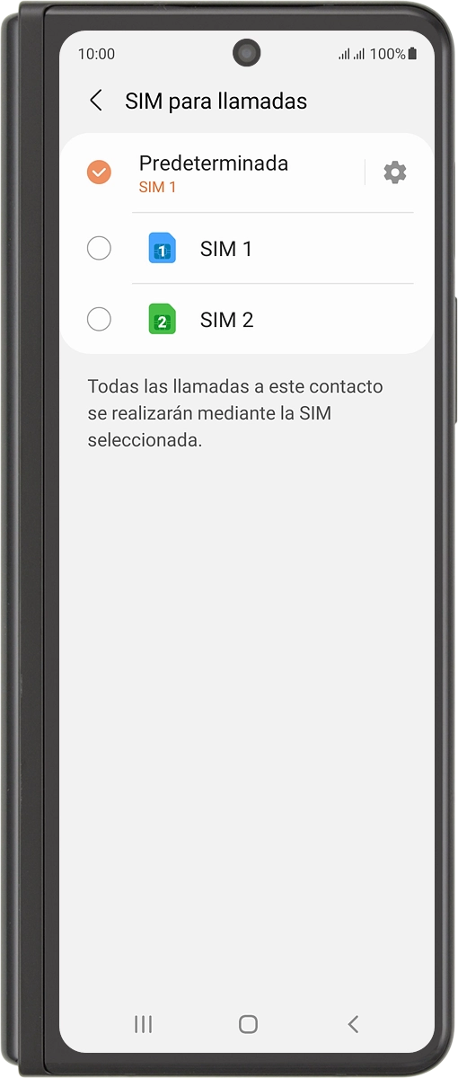Pulsa el ajuste deseado.