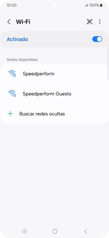 Pulsa la red wifi deseada.