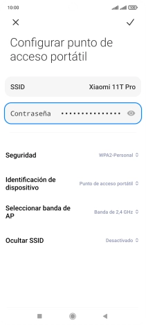 Pulsa en el campo junto a 