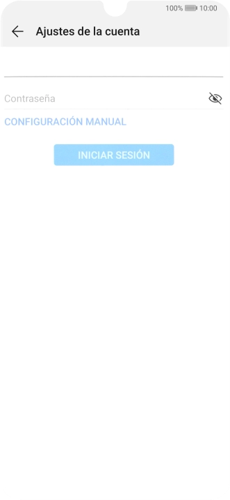 Pulsa Contraseña e introduce la contraseña de tu cuenta de correo electrónico.