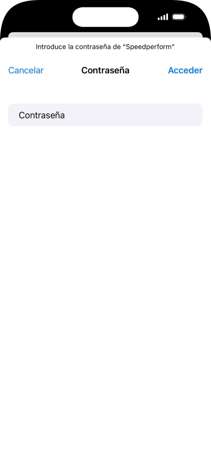 Introduce la contraseña de la red wifi y pulsa Acceder. Introduce la contraseña de la red wifi y pulsa Acceder.