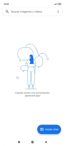 Pulsa Iniciar chat.