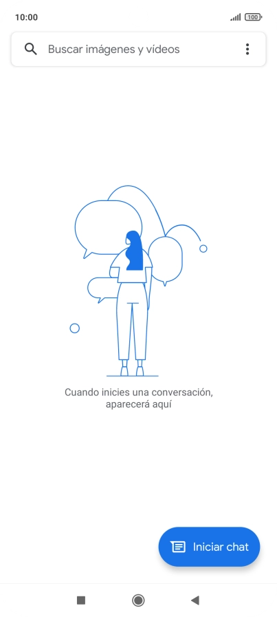 Pulsa Iniciar chat.