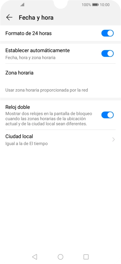 Pulsa la tecla de inicio para terminar y regresar a la pantalla de inicio.