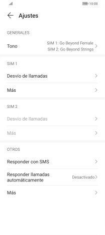 Pulsa Desvío de llamadas.