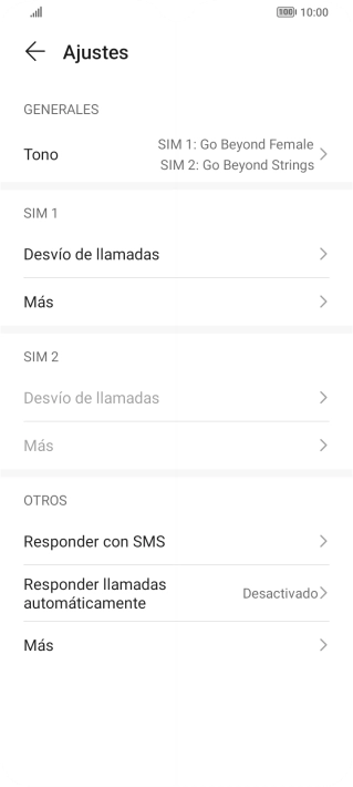 Pulsa Desvío de llamadas.