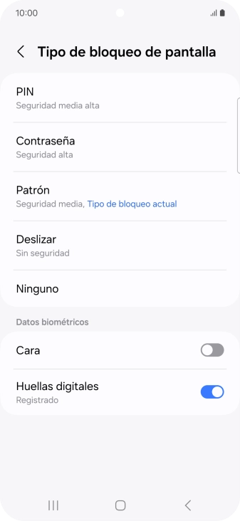 Pulsa Ninguno. Pulsa Ninguno.