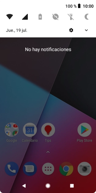 Pulsa el icono de ajustes.