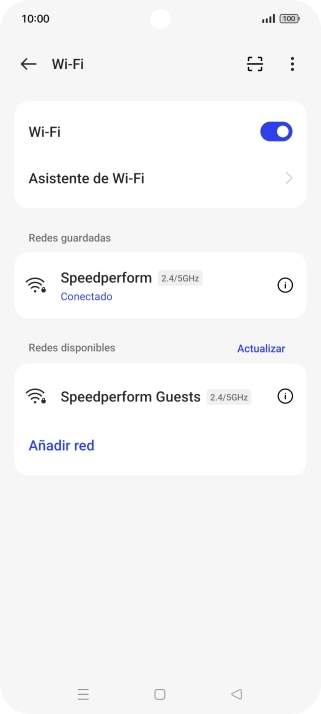Pulsa la tecla de inicio para terminar y regresar a la pantalla de inicio.