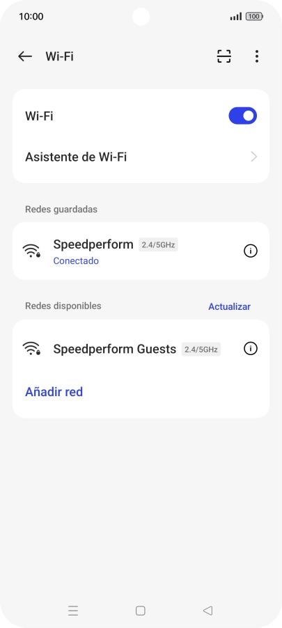 Pulsa la tecla de inicio para terminar y regresar a la pantalla de inicio.