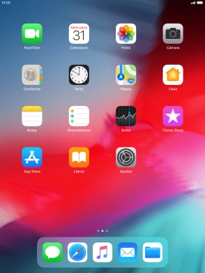 Pulsa el icono de reproductor de música.