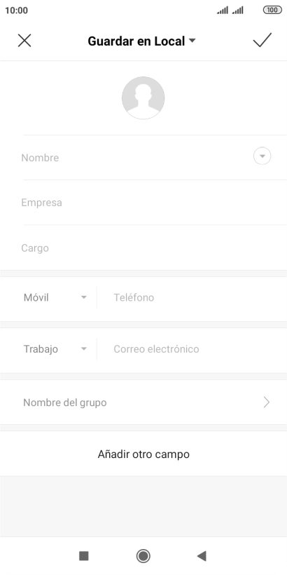 Pulsa la lista desplegable de la guía.