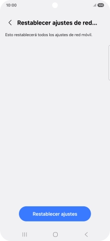 Pulsa Restablecer ajustes.