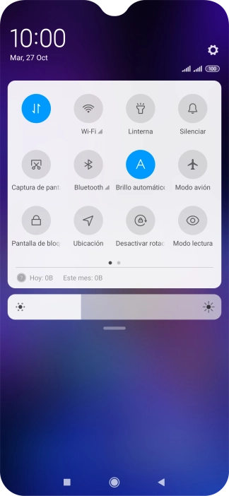 Pulsa el icono de ajustes.