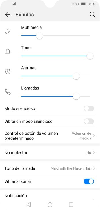 Pulsa la tecla de inicio para terminar y regresar a la pantalla de inicio.