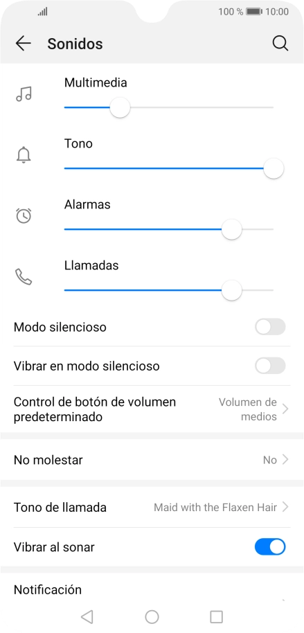 Pulsa la tecla de inicio para terminar y regresar a la pantalla de inicio.