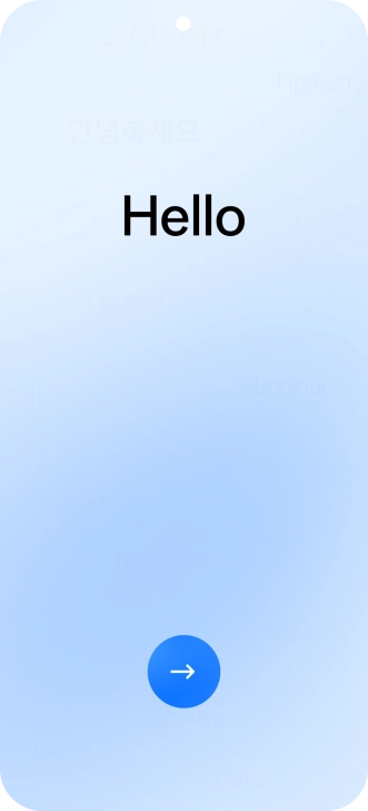 Pulsa la flecha hacia la derecha.