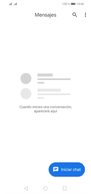 Pulsa Iniciar chat.