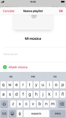 Pulsa Añadir música.