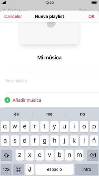 Pulsa Añadir música.