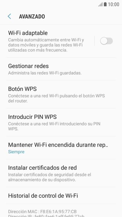 Pulsa el indicador junto a Pulsa el indicador junto a