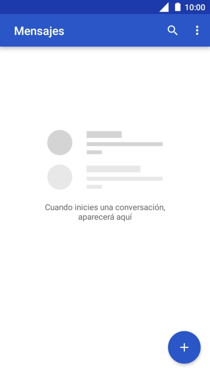 Pulsa el icono de nuevo mensaje.