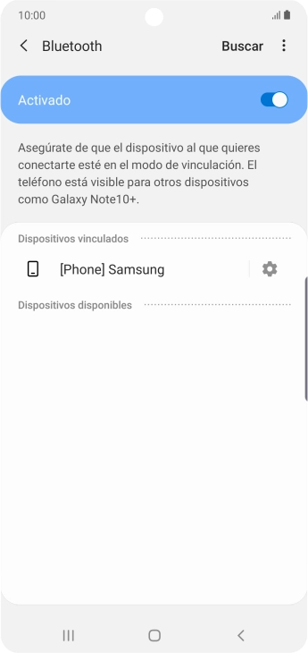 Pulsa la tecla de inicio para terminar y regresar a la pantalla de inicio.