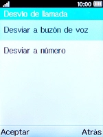 Selecciona Desviar a buzón de voz.
