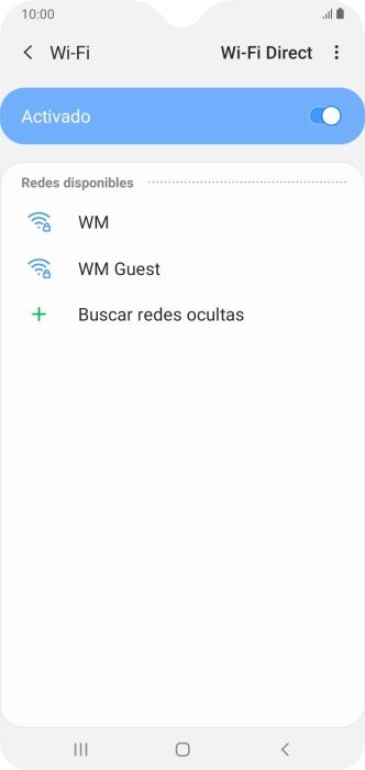 Pulsa el icono de menú.