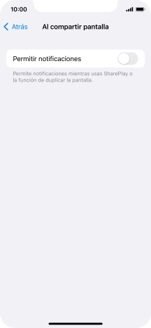 Pulsa el indicador junto a 