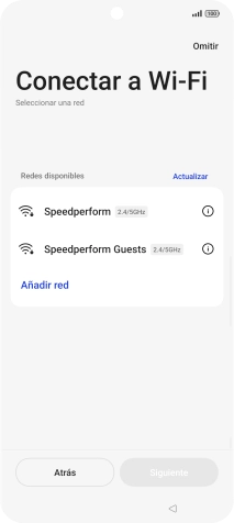 Pulsa la red wifi deseada.