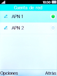 Selecciona la conexión de datos deseada.
