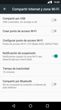 Pulsa Configurar punto de acceso Wi-Fi.