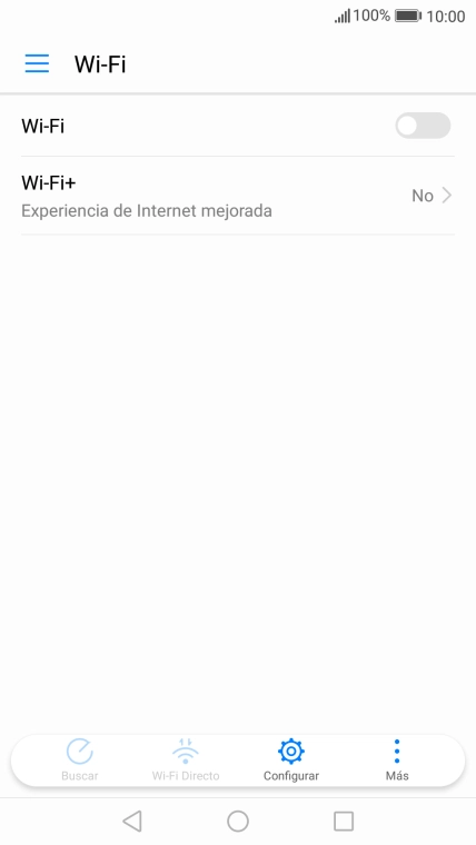 Pulsa Wi-Fi+.